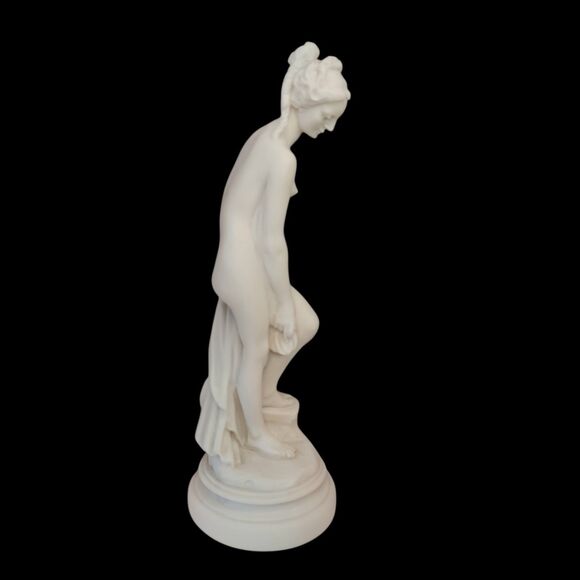 VTG Venus Of The Bath Statue Bonded Marble By Marblecast Products The Bather 9x3 - Picture 2 of 13